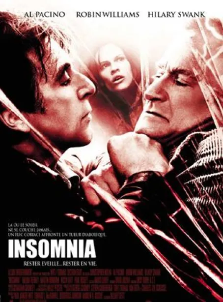 Affiche du film Insomnia cliquable pour accéder à la bande annonce du film
